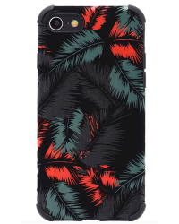 Fusion leaves case силиконовый чехол для Samsung A125 Galaxy A12 черный - красный