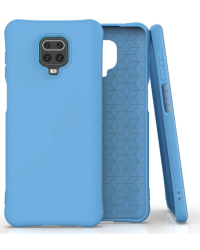 Fusion Solaster Back Case Силиконовый чехол для Xiaomi Redmi Note 9S / 9 Pro / 9 Pro Max Синий