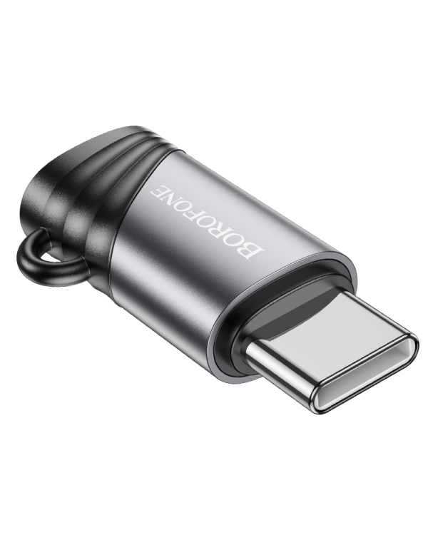 Дополнительное изображение книги «Borofone Adapter BV20 - Lightning female to Type C male - black»