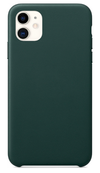 Fusion Soft Matte Back Case Силиконовый чехол для Apple iPhone 11 Pro Темно Зеленый