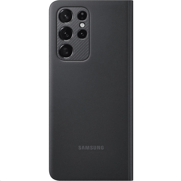 Обложка книги «EF-ZG998CBE Samsung Clear View Cover for Galaxy S21 Ultra Black»