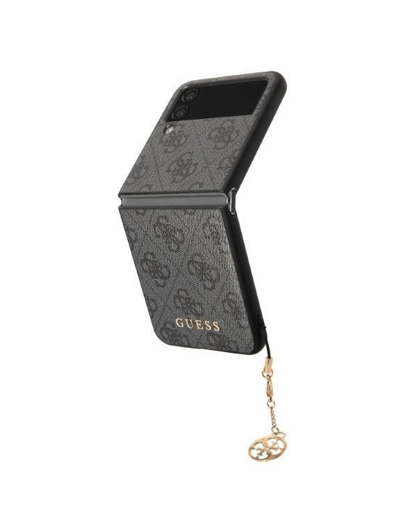 Guess GUHCZF4GF4GGR F721 Z Flip 4 gray|gray hardcase 4G Charms Collection