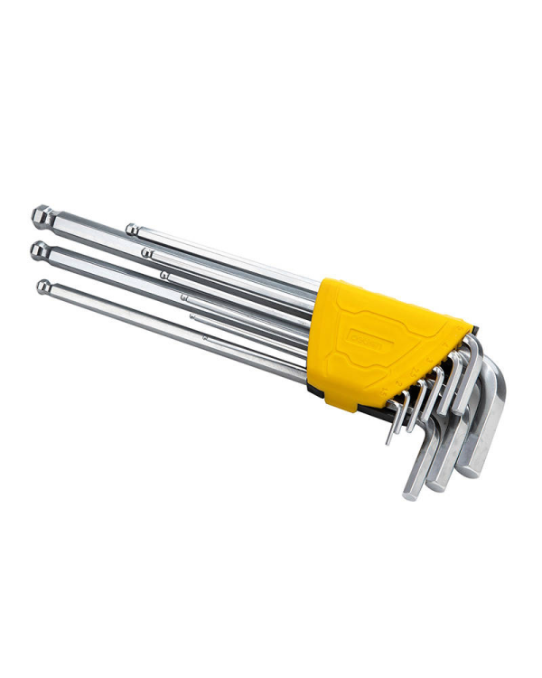 Hex Key Sets 1.5-10mm Deli Tools EDL3080 (silver)