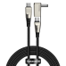 Обложка книги «Baseus 2in1 USB - USB Typ C data charging cable / 5,5 mm x 2,5 mm DC Adapter laptop plug 2 m 100 W 5 A black (CA1T2-A01)»
