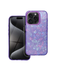 Fusion Tutti Frutti Силиконовый чехол для Apple iPhone 16 Pro фиолетовый