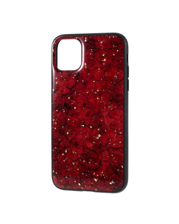 Fusion Art Epoxy Back Case Силиконовый чехол для Apple iPhone 11 Pro Темно Красный