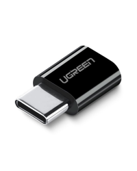 Ugren micro USB to USB Type C adapter black (30391)