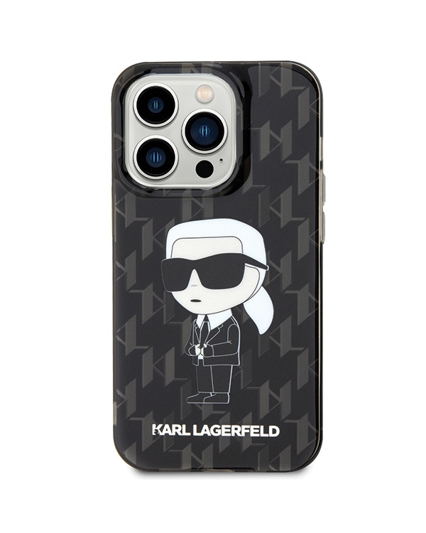Дополнительное изображение книги «Karl Lagerfeld KLHCP15XHNKMKLK iPhone 15 Pro Max 6.7" czarny|black hardcase Monogram Ikonik»