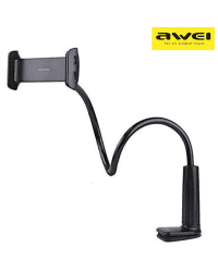 AWEI uchwyt biurkowy X3 4"-10,5" czarny |black długie ramię