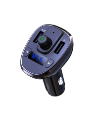 XO transmiter FM BCC05 Bluetooth MP3 car charger 18W black