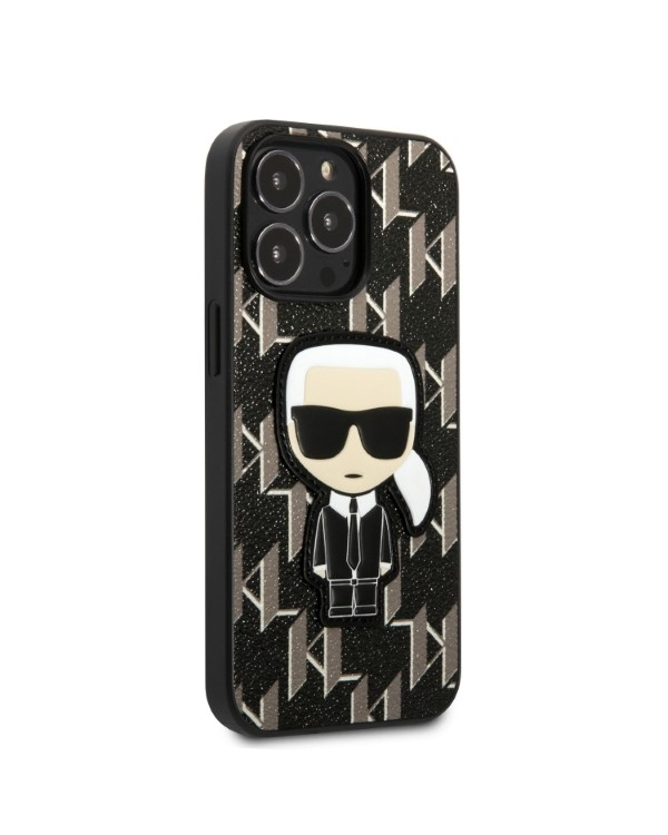Karl Lagerfeld Monogram Ikonik Case for iPhone 13 Pro Max Black