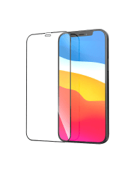 Fusion Full Glue 5D Tempered Glass Защитное стекло для экрана Apple iPhone 12 / 12 Pro Черное