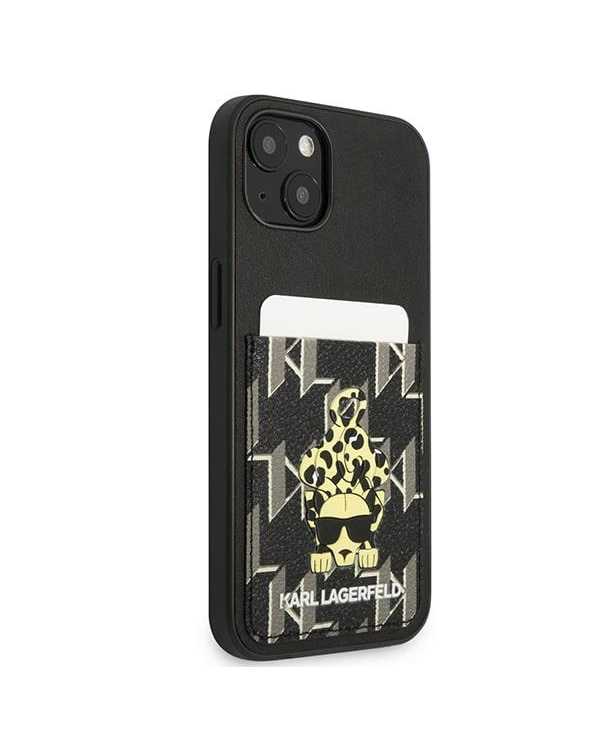 Дополнительное изображение книги «Karl Lagerfeld KLHCP13MCANCNK iPhone 13 6,1" hardcase czarny|black Karlimals Cardslot»