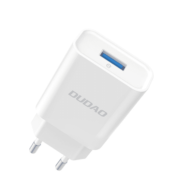 Dudao Home Travel EU Adapter USB Wall Charger 5V/2.4A QC3.0 Quick Charge 3.0 white (A3EU white) Dudao Home Travel EU Adapter USB Wall Charger 5V/2.4A QC3.0 Quick Charge 3.0 white (A3EU white)