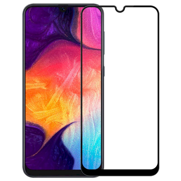 Fusion Full Glue 5D Tempered Glass Защитное стекло для экрана Samsung A107 Galaxy A10s Черное