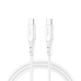 USB-C to USB-C cable Vipfan P05, 60W, PD, 2m (white)
