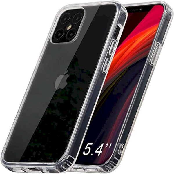 Fusion Ultra Back Case 2 mm Прочный Силиконовый чехол для Apple iPhone 12 Mini Прозрачный