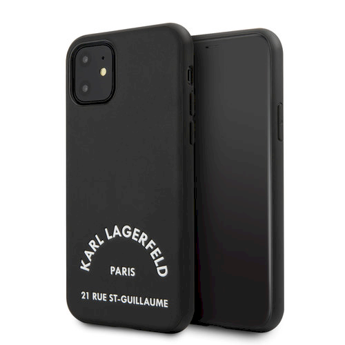 Karl Lagerfeld KLHCN61NYBK Rue St Guillaume Cover Чехол для Apple iPhone 11 Черный Karl Lagerfeld KLHCN61NYBK Rue St Guillaume Cover Чехол для Apple iPhone 11 Черный