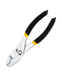 Slip Joint Pliers Deli Tools EDL25506 6'' (black&yellow)