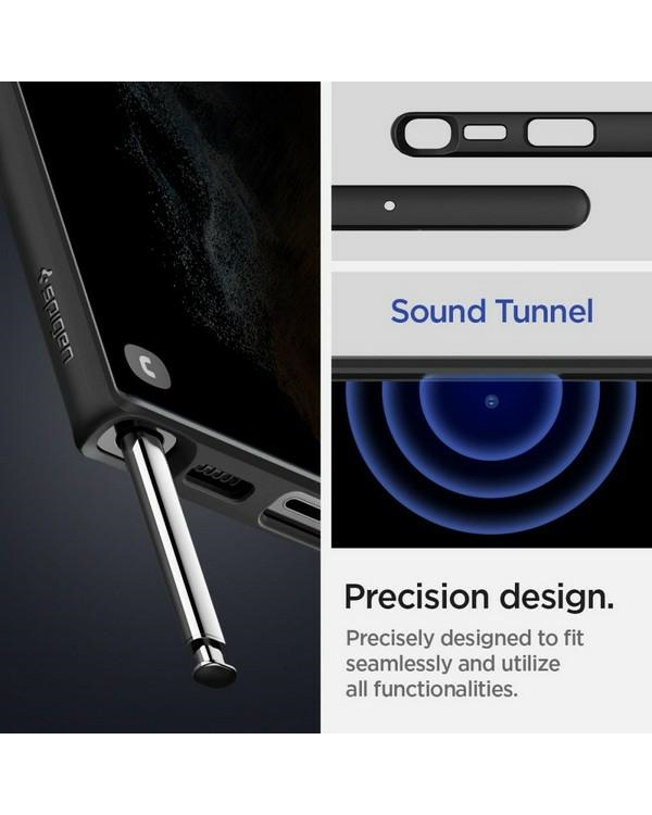 Дополнительное изображение книги «Spigen Ultra Hybrid Samsung S908 S22 Ultra Matte Black ACS03919»