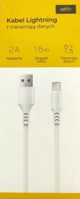 Кабель USB - Apple Lightning Setty 1,8 м