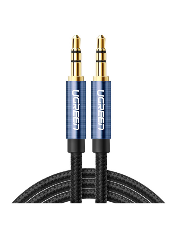 Дополнительное изображение книги «Ugreen audio cable 2 x mini jack 3.5mm 0.5m blue (AV112)»