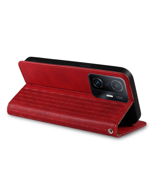 Fusion Magnet Strap книжка чехол + нить для Samsung A346 Galaxy A34 5G красный