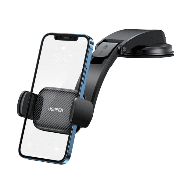 Обложка книги «Ugreen suction cup car phone holder for cockpit black (LP370)»