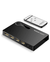 Ugreen switch splitter splitter switch HDMI - 3x HDMI 3D 4K 7.5 Gbps 36 bit per channel black (40234)