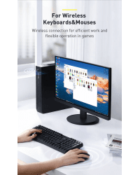 Baseus BA04 mini Bluetooth 5.0 adapter USB receiver computer transmitter black (ZJBA000001)