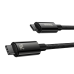 Обложка книги «Baseus CAWJ040101 Tungsten Gold Fast Charging Data Cable USB-C - USB-C 240W 2m Black»