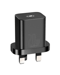 Baseus Super Si 1C fast wall charger USB Type C 20W UK Power Delivery black (CCSUP-K01)
