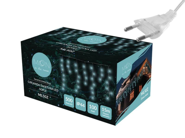 Goodbuy Световая гирлянда 500 LED| холодный белый свет