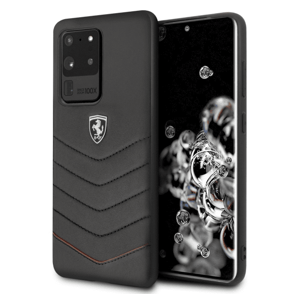 Обложка книги «Ferrari Hardcase FEHQUHCS69BK S20 Ultra G988 czarny|black Heritage»