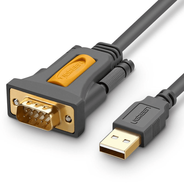 Ugreen USB - RS-232 (male) adapter cable 1 m black (CR104 20210)