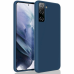 Fusion elegance fibre прочный силиконовый чехол для Samsung G991 Galaxy S21 5G синий
