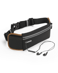 Ugreen Ultimate reflective stripe Running Belt with headphone outlet black (20818 LP112)
