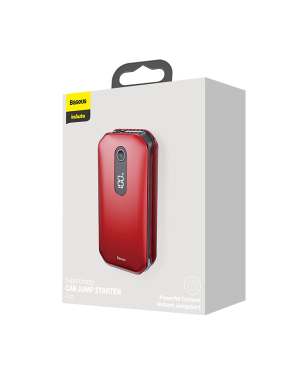 Baseus Power Starter Super Energy Car Jump Starter 12000 mAh 12 V (1000 A / 600 A) red (CRJS03-09)