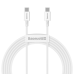Baseus Superior Series Cable USB-C to USB-C, 100W, 2m (white)