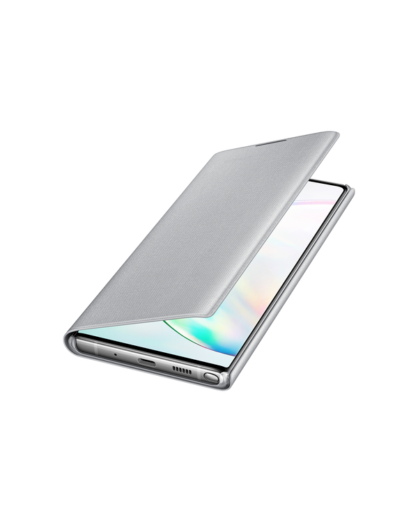 Samsung EF-NN975PSEGWW LED View оригинальный чехол книжка для Samsung N975 Galaxy Note 10+ (Note 10+ 5G) серебряный