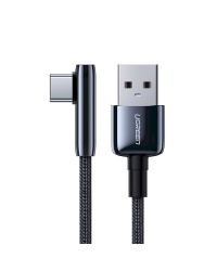 Ugreen elbow USB - USB Typ C cable 5 A Quick Charge 3.0 AFC FCP 2 m black (70434 US313)