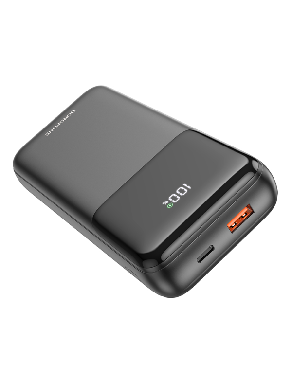 Дополнительное изображение книги «Borofone Power Bank 20000mAh BJ22A - USB - PD QC 3.0 22,5W with Type C and Lightning cables black»