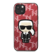 Karl Lagerfeld Monogram Ikonik Case for iPhone 13 Red