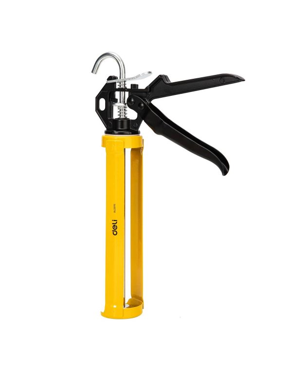 Пистолет для конопатки 230 мм Deli Tools EDL2370 (желтый)