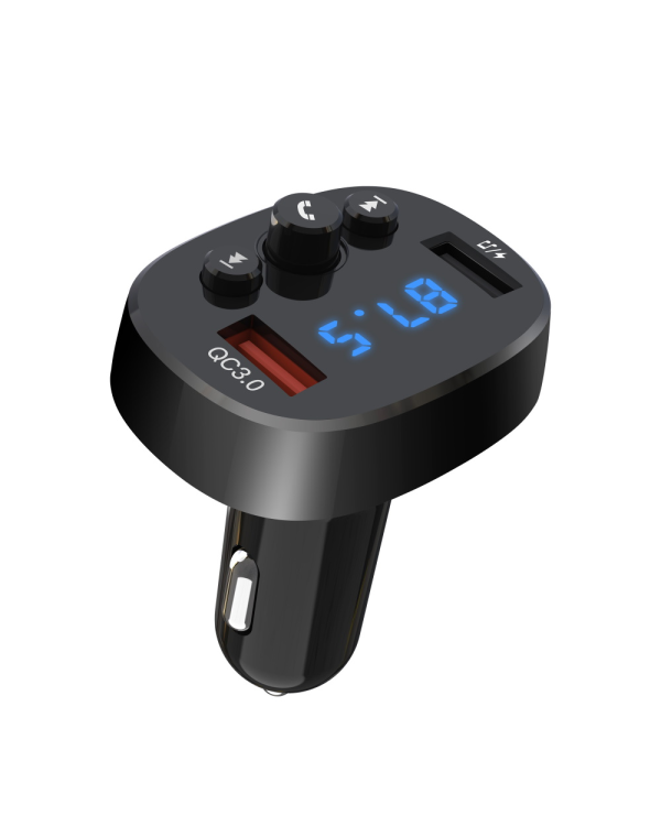 Дополнительное изображение книги «XO transmiter FM BCC03 Bluetooth MP3 car charger 18W black»