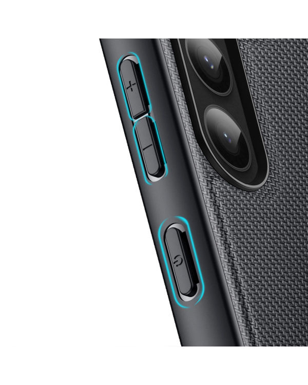 Dux Ducis Fino case Samsung Galaxy S23+ cover with silicone frame black
