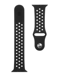 Tactical 161 Double Silicone Band for Apple Watch 1|2|3|4|5|6|7|SE 42|44|45mm Black