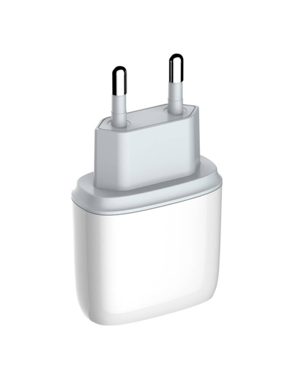 Wall charger LDNIO A2424C USB, USB-C 20W + Lightning Cable