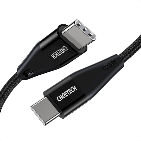 Обложка книги «Choetech USB Type C - USB Type C cable Power Delivery 60W 2m black (XCC-1004-BK)»