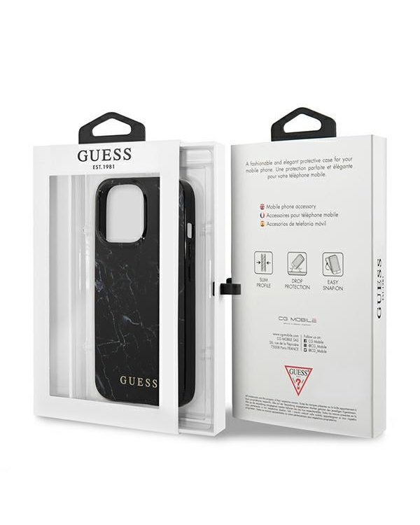 Guess GUHCP13XPCUMABK iPhone 13 Pro Max 6,7" czarny|black hardcase Marble